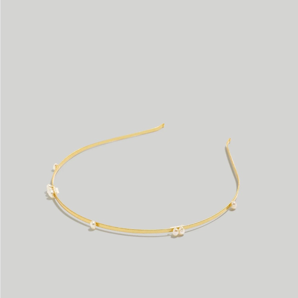 skinny pearl headband